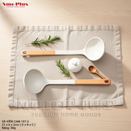 Nine Plus soup ladle - Premium Melamine A5 - Used to scoop soup, scoop porridge, eat soup