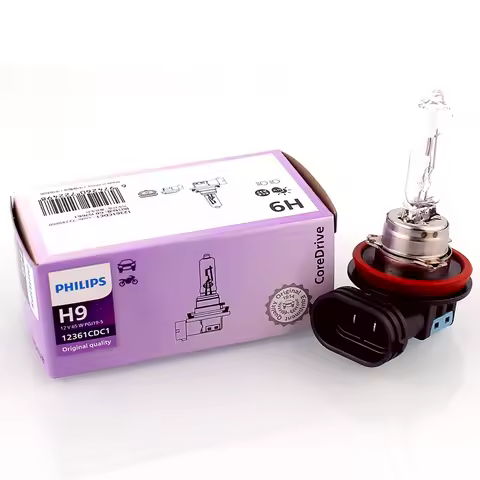 Philips H9 12V 65W PGJ19-5 Standard Auto headlight bulb original halogen lamp ECE approve OEM qualit