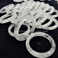 Beautiful solid quartz white quartz bracelet