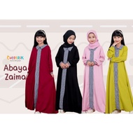 Cutetrik Gamis Abaya Hitam Anak Perempuan Remaja Baju Muslim Anak