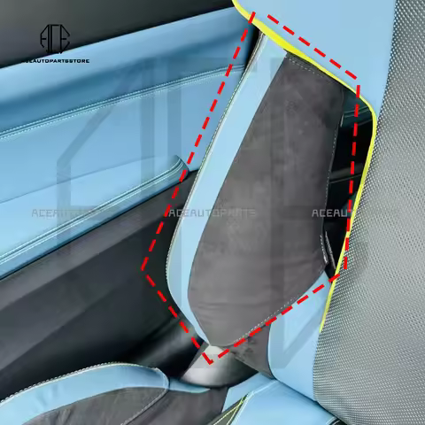 M Carbon Bucket Seat Side Waist Bolster Genuine Leather Protector Case for G87 M2 G80 G81 M3 G82 G83