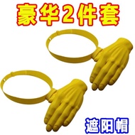 Creative Palm Sun Hat Funny Palm Headband Sun Hat Outdoor Travel Student Funny Hat