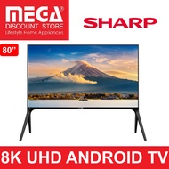 SHARP 8T-C80AX1X 80" ULTRA HD 8K ANDROID LED TV
