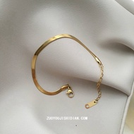 gelang titanium gelang couple gelang titanium anti karat original Niche Temperament Influencer Golde