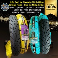 Genuine Navado Tires Without Tubes - 70/90-17 | 80/90-17 | 90/80-17 | 120/70-17 | 70-80-90/90-14 | 2