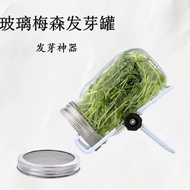 Household Mason Bottle Germination Pot Bronchia Germination Pot Hydroponic Glass Special 304 Stainle