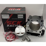 SCK RACING CERAMIC BLOCK 68MM + FORGED PISTON SET SYM VF3I 185CC