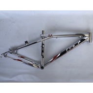 GT ALLUMUNIUM ALLOY SILVER 26 TAIWAN AVALANCHE MTB BIKE FRAME