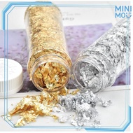 2G Food Grade Edible Gold Leaves For Wedding Cake Decoration Birthday Chocolate Bakery Gold Leaf Edi