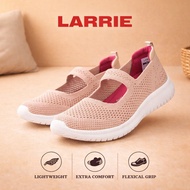 LARRIE Kasut Perempuan Stretchy Secure Sporty Sneakers Women - L61925-KN01SV-26-PINK