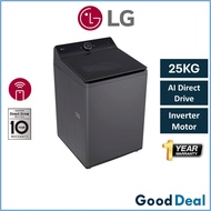 LG TX2725AT9J 25KG Top Load Direct Drive Inverter Washing Machine Mesin Basuh