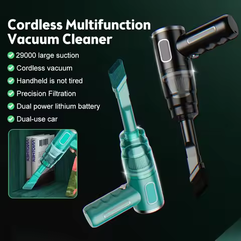 12000Pa Car Wireless Vacuum Cleaner 120W Blowable Cordless Home Appliance Vacuum Home & Car Dual Use