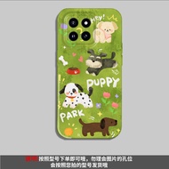 Ốp Điện Thoại Dành Cho Xiaomi 14 Hình Chú Chó Nhỏ Chạy Bộ Vỏ Phim Cỏ 11Pro Có Dây Đeo Chéo Túi Khí 1