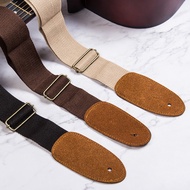 Cotton Guitar Strap Acoustic Guitar Strap Electric Acoustic Guitar Classical Guitar Strap Braces Lea