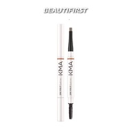 KMA EYEBROW Pencil Flat Tip Waterproof Long-Lasting 2 IN 1 FIX IT