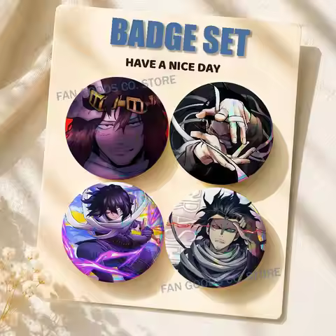 MHA A-Aizawa Shouta My H-Hero 2-piece set Pin Backpack Clothes Jewelry Accessories Round Brooch Butt