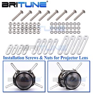 โปรเจคเตอร์เลนส์เชื่อมต่อแผ่นสำหรับ Hella 3R 5 /Koito Q5ไฟหน้าเครื่องมือติดตั้งเพิ่ม25/40/50มิลลิเมต