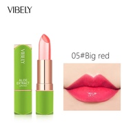 BELLA GLOW...VIBELY ลิปสติกว่านหางจระเข้ในฤดูใบไม้ผลิ ลิปบาล์มให้ความชุ่มชื้นยาวนาน ลิปกลอสเปลี่ยนสี