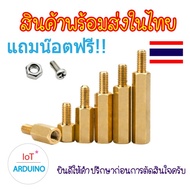 M3 Brass Pillar Nut Board Mounting Stretch Nuts Plus Nuts