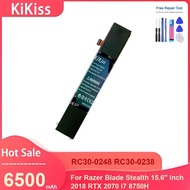 KiKiss Laptop Battery For Razer Blade Stealth 15.6 2018 RTX 2070 i7 8750H ,RC30-0248 RC30-0238 6500m