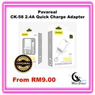 PAVAREAL CK-58 2.4A QUICK CHARGE CHARGER / ADAPTER