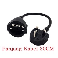 Uk plug to CEE 7/7 schuko Extension cable