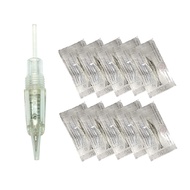 Permanent Makeup Cartridges Round 1RL Tattoo Needles and Caps for Eyebrow Tattoo Machine Microbladin