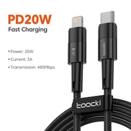 Toocki PD 20W Lightning Cable Type C to Lightning Wire Cable For iPhone 14 13 12 Pro Max XR XS 8 7 Plus iPad Fast Charging USB C to Lightning Cable Data Cord