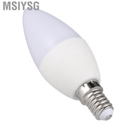Msiysg WiFi Smart Bulb RGB+W+C LED Candle 5W E14 Dimmable Light Phone APP SmartLife/Tuya Remote Cont