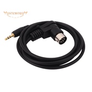 Car 3.5mm AUX Input Adapter Audio Cable Mini Jack AUX 8-Pin M-BUS CD Changer Cable For  Gold Plug