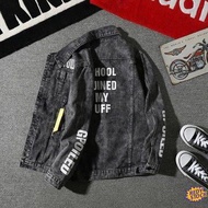 ✦Ready Stock✦ jaket jeans lelaki denim coat Autumn denim jacket men's Korean version trendy handsome