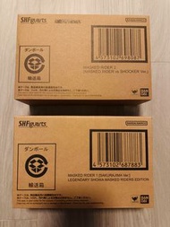 全新 Bandai s.h.figuarts 幪面超人 真骨雕 櫻島1號 + 舊2號 修卡ver