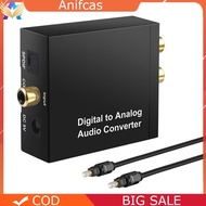 192KHz Digital to Analog Audio Converter SPDIF Optical to L/R RCA Converter