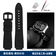 For Casio AE1200/1300 A159 A158 A168 F91 AE-1200 A159w W-218H Series Modified Waterproof Rubber Sili