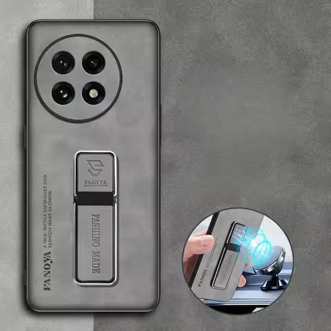 For Oneplus 13R 1+13 12 R Skinsheep Leather Armor Case for One Plus ACE 5 Pro 3V 3pro ACE5 Magnetic 