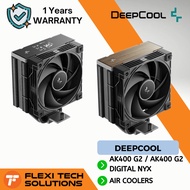 Flexi Tech DEEPCOOL AK400 G2 DIGITAL NYX / AK400 G2 AIR COOLER - BLACK