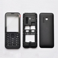 New Full Housing Cover Case For Nokia 215 N215 215 Housing Battery Cove Case with Keypad