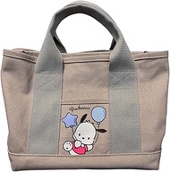 Yasuda Tsusho Sanrio Characters Canvas Divider Mini Tote Bag Pochacco H 7.9 x W 9.1 x D 6.3 inches (