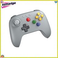 8Bitdo Grey 64 Bluetooth Gamepad Classic Style Controller for Analogue 3D, Switch/Switch 2, Windows 