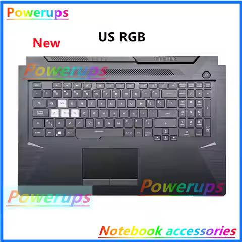 New Laptop/Notebook US/UK/RU/SP/EU RGB Backlight Keyboard Shell/Cover For Asus TUF Gaming 8 F17 FA70