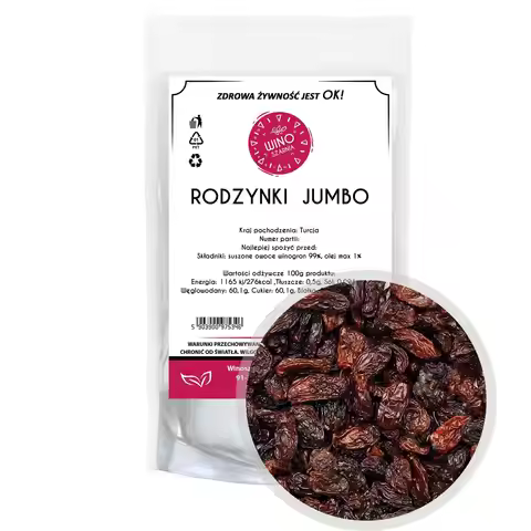 Malayer Raisins Jumbo Thomson - 500g large, juicy, without preservatives
