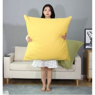 Large Pillow Cushion Cover 60 X60 65 X65cm, Big Backrest Oversized 80x80cm Square Throw Pillowcase, 