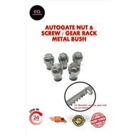 AUTOGATE SCREW AND NUT GEAR RACK NUT SLIDING AUTOGATE SYSTEM (GEAR RACK METAL BUSH)