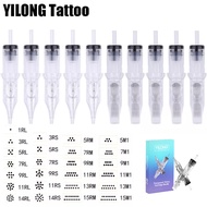 yilong Permanent Tattoo Needle RL RM RS M1 High Quality Tattoo Box for Tattoo Machine Box of 10 pcs