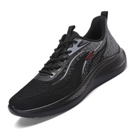 DAZZLING รองเท้าผ้าใบชาย running soft sole DZ-293-003-BK