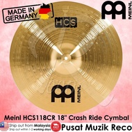 Meinl HCS18CR 18in Crash Ride Cymbal 18" Drum Crash Ride Cymbal - Made in Germany
