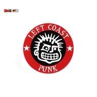 Mxpx left coast punk logo rounded stickers