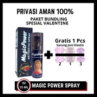 PAKET HEMAT MAGIC POWER ANTISEPTIC SPRAY 15 ML / TISU MAGIC SPRAY BOTOL 15ML SPRAY MAGIC POWER PRIA 