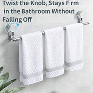 90/120cm Suction Cup Towel Rack, Bathroom Extendable Towel Bar Holder, Drill-Free Washroom Towel Sto