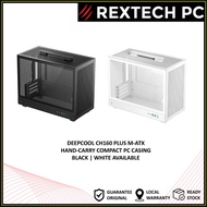 DEEPCOOL CH160 PLUS M-ATX / ITX HAND-CARRY COMPACT PC CASING BLACK | WHITE AVAILABLE
